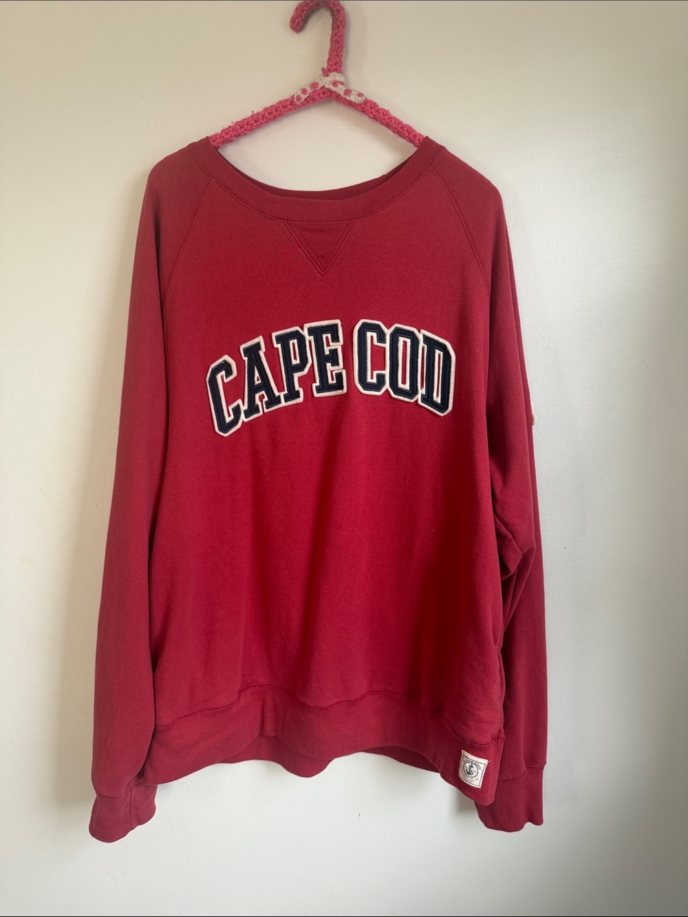 Cuffys Cape Cod Red Crewneck Sweatshirt